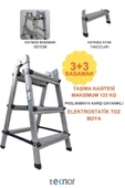 Teknor Kutlu Çift Taraflı 3+3 Metal Merdiven - 1