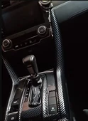 Honda Civic FC5 FK7 2016 - 2021 için karbon Fiber Vites Çerçevesi SAĞ SOL DİREKLERDE DAHİLDİR - 4