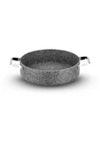 BRİONİ STONE-H ÇİZİLMEZ YANMAZ YAPIŞMAZ İNDÜKSİYONLU 32 CM BASIK TENCERE - 3