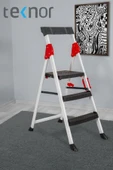 Teknor Extreme Plastik Basamaklı 2+1 Metal Merdiven - 3