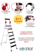 Teknor Extreme Plastik Basamaklı 6+1 Metal Merdiven - 1