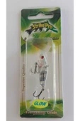 Strike pro 3.5 CM VİBRASYON JİG YEM GLOW SIN051L (GLOW ZEBRA) - 3