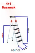 Teknor Extreme Plastik Basamaklı 4+1 Metal Merdiven - 2