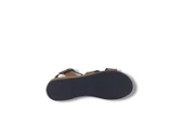 Clavi 4011 Kadın Taba Hakiki Deri Çapraz Bant Sandalet Ayakkabı - 5