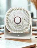 ZB112 Taşınabilir Masaüstü Beyaz Usb Fan - 4