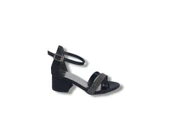 Zerhan 170 Kız Çocuk Siyah Taşlı Bantlı Topuklu Ayakkabı thumbnail 1