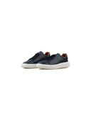 Lufian Tommy Erkek Deri Sneaker Ayakkabı Lacivert 111230280 - 3