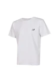 New Balance Lifestyle MNT1537-WT Beyaz Erkek Tişört - 1