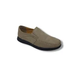 Serra 823 Erkek Bej Nubuk Deri Loafer Ayakkabı thumbnail 4