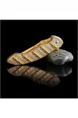 Süpertrend Kişiye Özel Metal Snake Çakı Gold HC021 GLD 21 CM - 2