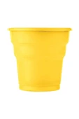 Süpertrend  Roll-up Plastik Meşrubat Bardağı Sarı 180cc-7oz 25li - 1