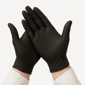 Süpertrend  Dolphin Siyah Çok Amaçlı Nitril Muayene Eldiveni Xl Beden 100 Adet - Mdr - 2