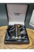 Süpertrend Kişiye Özel Füme Renk Benzinli Pirinç Gövde Çakmak ZR0096033 - 3