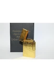 Süpertrend Kişiye Özel Dupont Tarz Çelik Gövde Çakmak (Gold) YÇ1204012 - 3