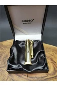 Süpertrend Kişiye Özel Gold Renk Benzinli Pirinç Gövde Çakmak ZR0096031 - 4