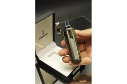 Süpertrend Promise 4 Torch/Alevli ve Özel Kutulu Metal Puro Çakmağı (Gümüş Rengi) - 1