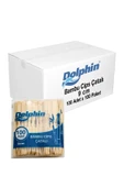 Kruvazör  Dolphin Bambu Cips Çatalı 9cm 100lü X 100 Paket (koli) - 1
