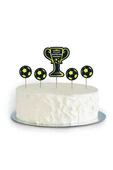 Süpertrend Champion Sarı Lacivert Cupcake Süsü - 1