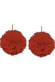 Süpertrend Red Decoration Puff - 2pcs - 1