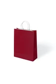 Süpertrend Bordo Büküm Saplı Kraft Çanta 18x24cm - 1