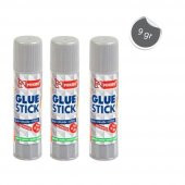 Glue Stick Yapıştırıcı Mikro Katı Yapıştırıcı 9 Gr Ruj Yapıştırıcı 3 Adet - 1