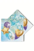 Süpertrend Flying Balloons Paper Napkins Blue - 1