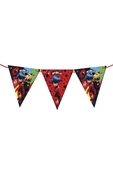Süpertrend Miraculous Super Heroez Triangle Flag Banner - 2
