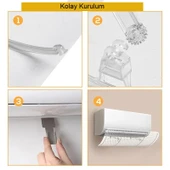 Şeffaf Klima Hava Yönlendirici Anti-Doğrudan Üfleme 4 Mevsim 90x27cm Modern Tasarım - 3