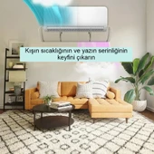 Şeffaf Klima Hava Yönlendirici Anti-Doğrudan Üfleme 4 Mevsim 90x27cm Modern Tasarım - 8