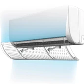 Şeffaf Klima Hava Yönlendirici Anti-Doğrudan Üfleme 4 Mevsim 90x27cm Modern Tasarım - 1