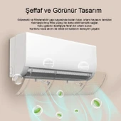 Şeffaf Klima Hava Yönlendirici Anti-Doğrudan Üfleme 4 Mevsim 90x27cm Modern Tasarım - 7