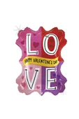 Süpertrend Valentine Love Color Block Grabo Folyo Balon 29" - 2