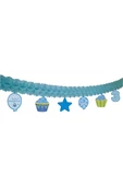 Kruvazör 3rd Birthday Paper Garland Decorations - 1