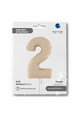 Kruvazör 2 Rakam Grabo Satin Cream Folyo Balon 26" - 1