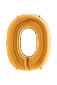 Süpertrend O Harf Grabo Altın Folyo Balon 40" - 2