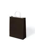 Süpertrend Siyah Büküm Saplı Kraft Çanta 25x31cm - 1