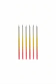 Kruvazör Multi Color Party Candles - No:2 - 2