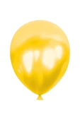 Kruvazör Sarı Metalik Balon 10" - 1