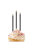 Kruvazör Black Birthday Candle 18cm - 1
