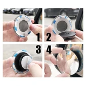 Ayt Sunup SN-14760 Üniversal Kör Nokta Aynası Motosiklet Araba Oto 360 Derece Açılı 3M Yapışkanlı 2 Li Paket - 6