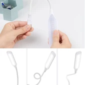 BUFFER USB Girişli 14 Ledli 3 Kademeli Dokunmatik Masa/Kitap Okuma Lambası Ledi Beyaz - 3