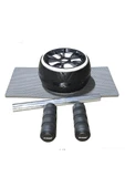 Süpertrend AVESSA EW-50 BLACK-WHİTE EGZERSİZ TEKERİ SİYAH-BEYAZ - 3