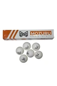 Kruvazör MOZURU MZR006-WHT ITTF ONAYLI BEYAZ PİNPON TOPU 6'LI - 1