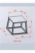 Süpertrend PİYOMETRİK METAL SEHPA 30 CM CRS-054 - 1