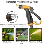 12V 100W Yüksek Basınçlı Araba Yıkama Pompası Tabancası Seti 160 PSI 6m Hortum 6 Yıl Garantili - 3