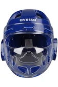 Süpertrend AVESSA TKSK-100 BLUE-L CAMLI TAEKWONDO KASKI L BEDEN MAVİ - 6