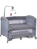 Sunny Baby Oslo Anne Yanı Oyun Parkı 70x110 cm Gri - 3