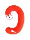 Çocuk oyun ve uyku yastığı-aktivite yastığı 1.sınıf lüks Polar kumaş (TİLKİ) - 1