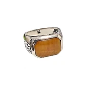 Kaplan Gözü Taşlı Gümüş Yüzük  250057416G17Y thumbnail 3