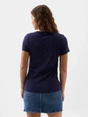 Gap V-Ss Logo Classıc Kadın Tişört 729555000 - 4